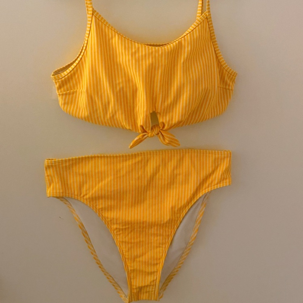 bikini with high waisted bottoms